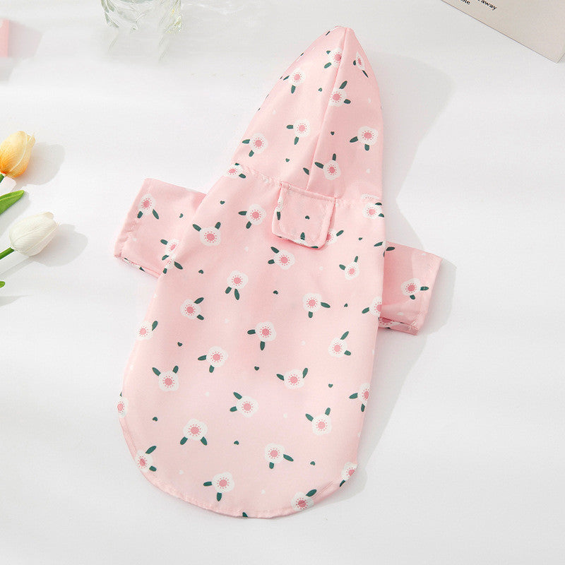 Fashion Pet Raincoat – Waterproof Dog Jacket with Hood