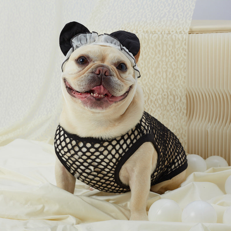Hollow Mesh Dog Vest – Lightweight Summer Top for Dogs