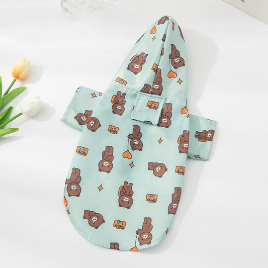 Fashion Pet Raincoat – Waterproof Dog Jacket with Hood