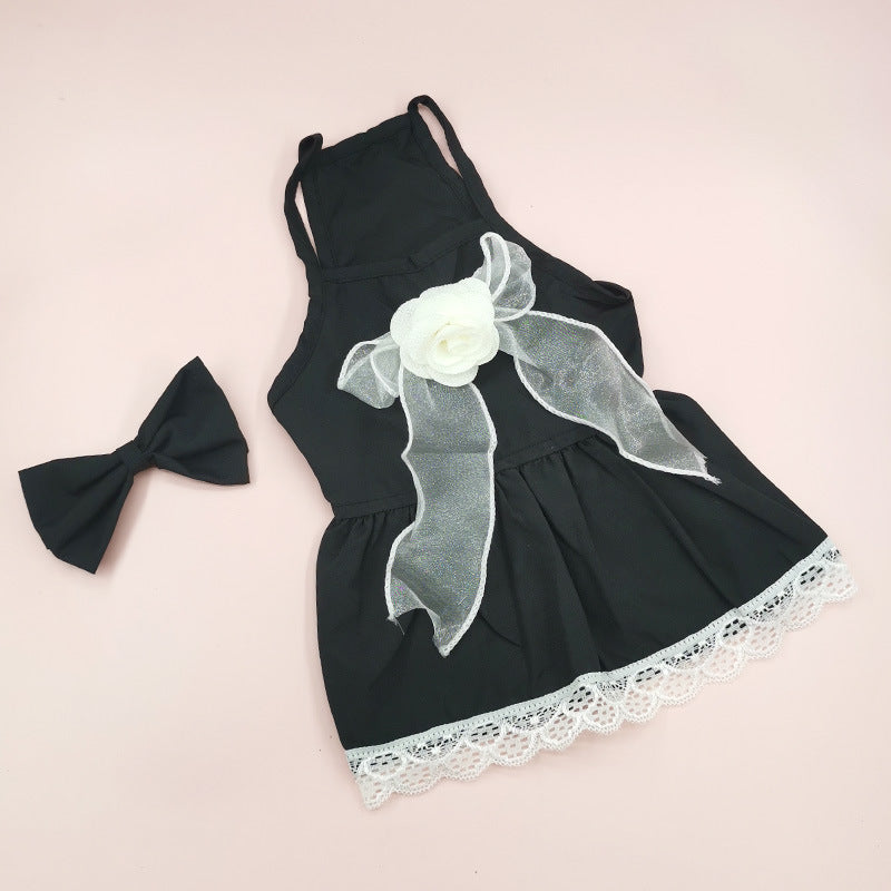 Spring & Summer Pet Dress – Adorable Floral Outfit for Cats & Dogs