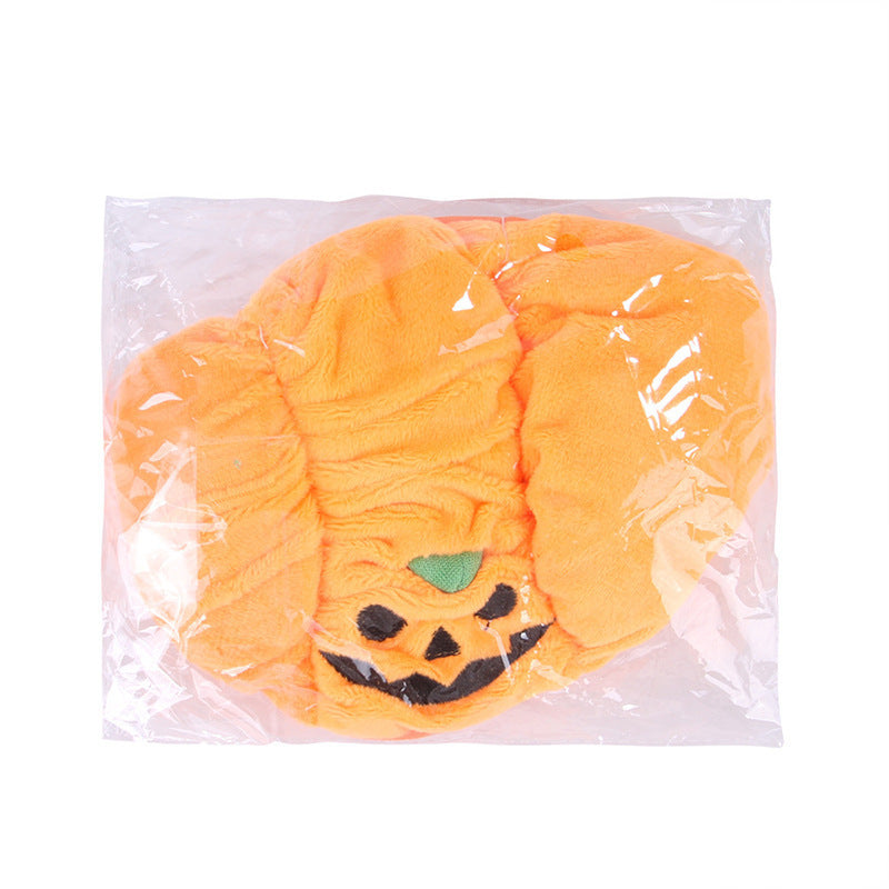 Pumpkin Hat Halloween Costume for Dogs & Cats