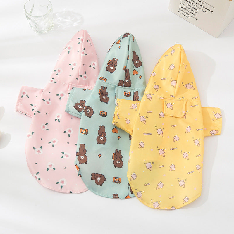 Fashion Pet Raincoat – Waterproof Dog Jacket with Hood