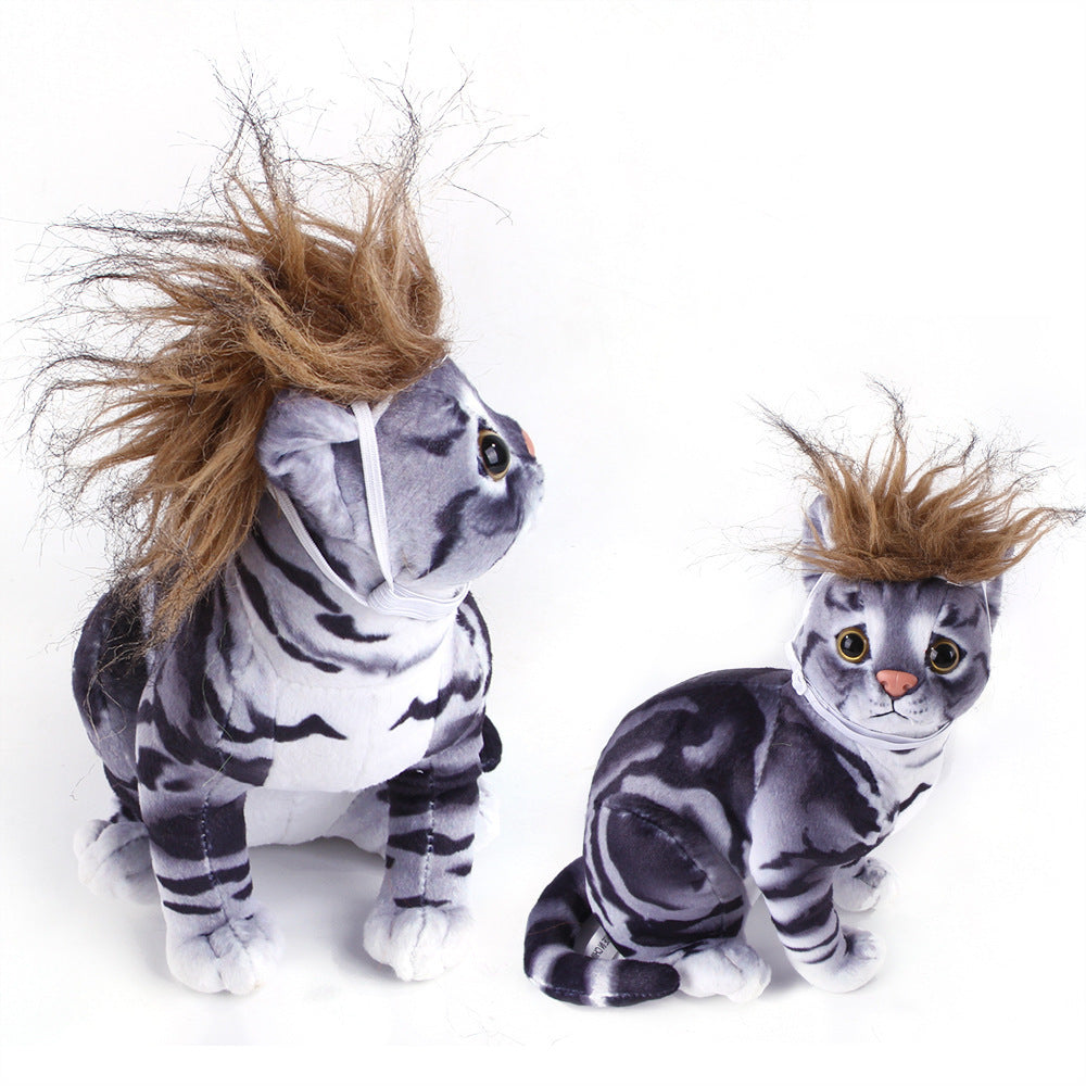 Dog Wig Halloween Costume – Funny Pet Headpiece