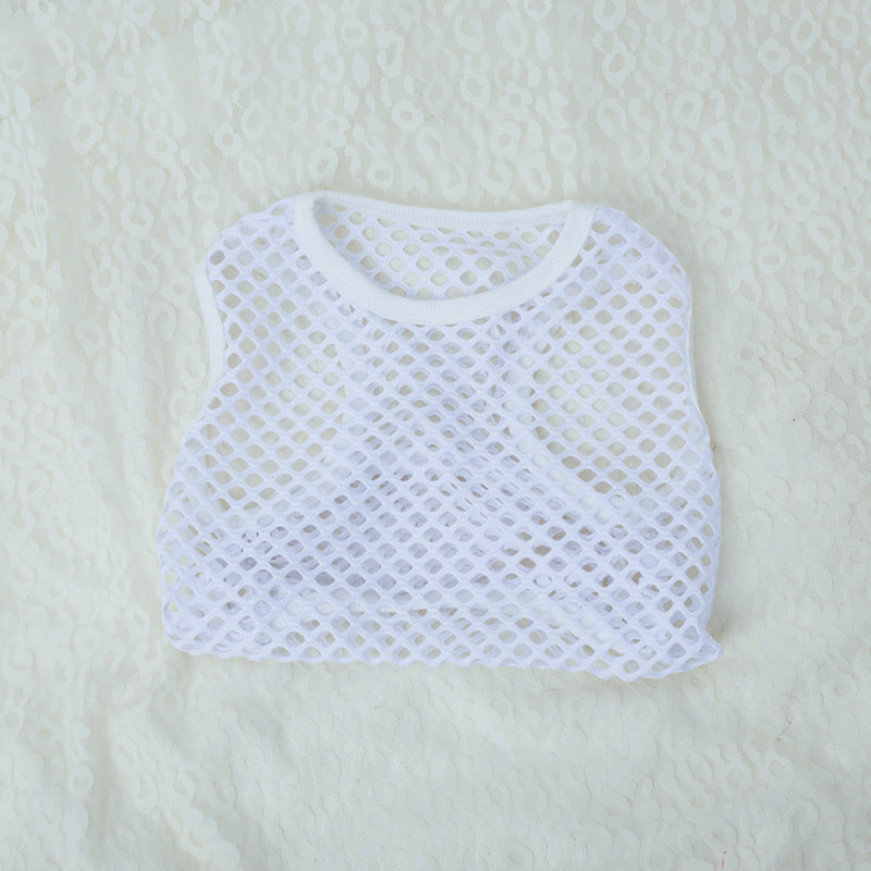 Hollow Mesh Dog Vest – Lightweight Summer Top for Dogs
