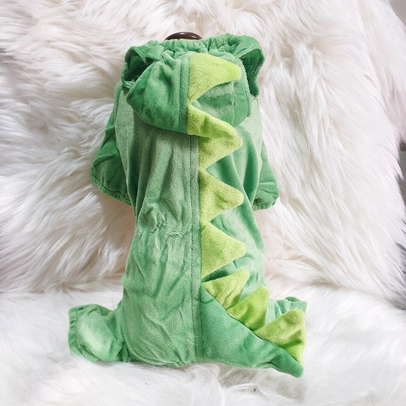 Funny Dinosaur Transformation Costume for Dogs & Cats