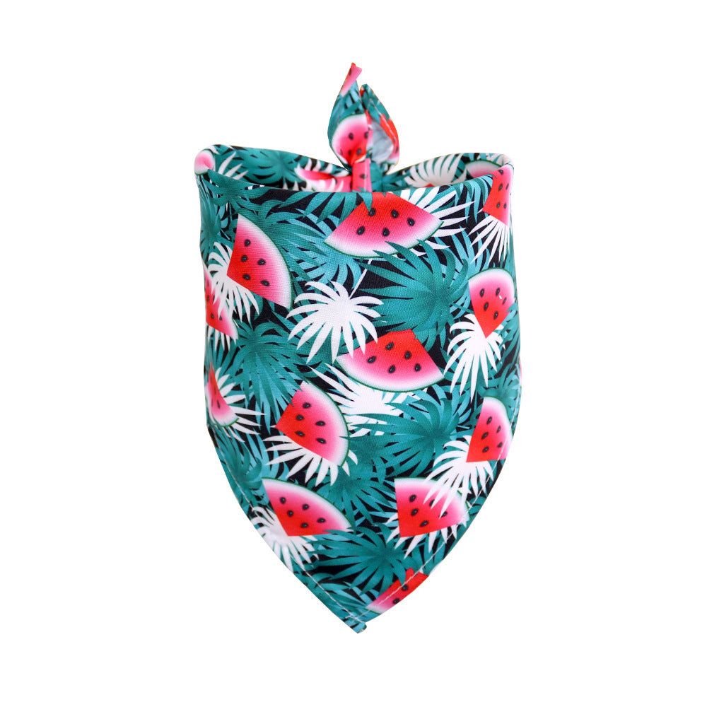 Tropical Pet Bandana – Colorful Summer Scarf for Dogs & Cats