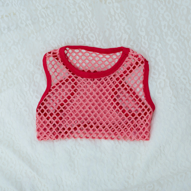 Hollow Mesh Dog Vest – Lightweight Summer Top for Dogs