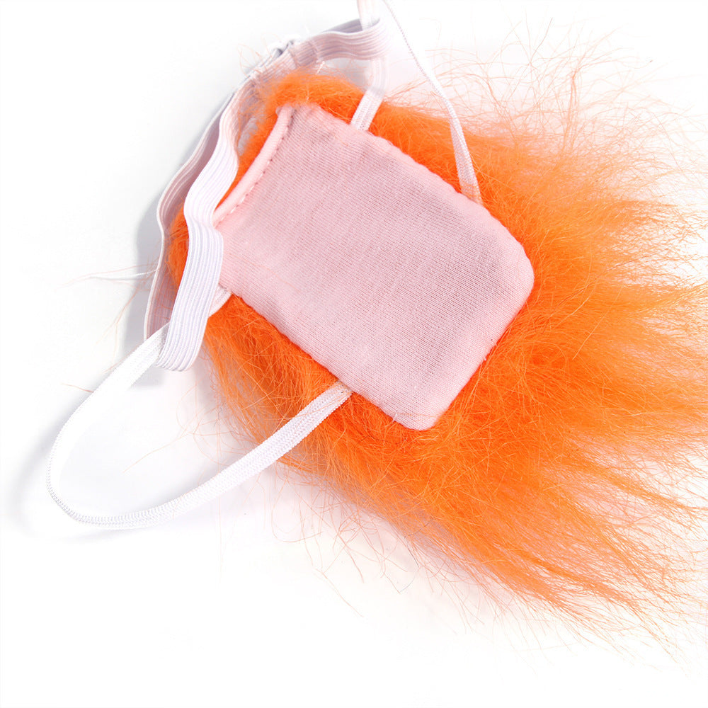 Dog Wig Halloween Costume – Funny Pet Headpiece