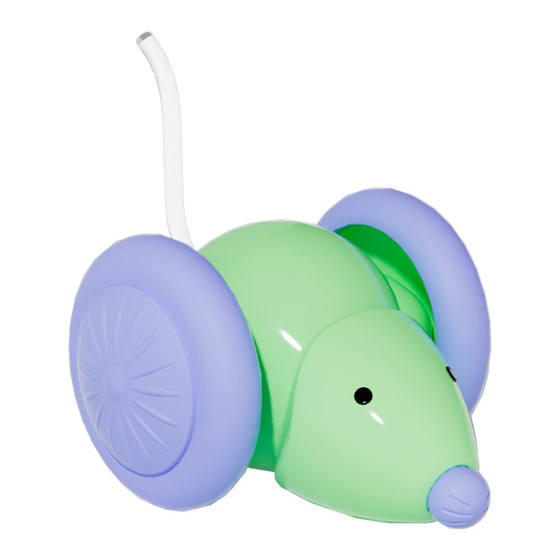 Interactive Cat Toy – Electric Mouse Car with Obstacle Avoidance